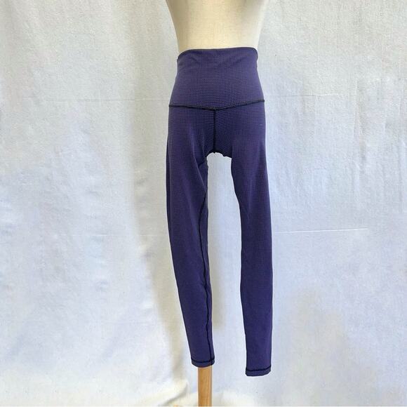 Lululemon Wunder Under Hi-Rise Tight Luon Variegated Knit Black/blue/pink Size 8 - Picture 1 of 16